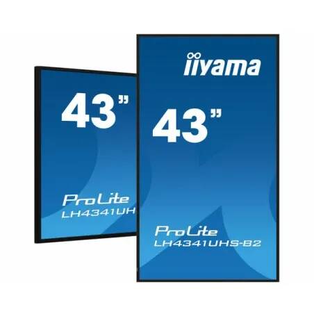 iiyama LH4341UHS-B2 pantalla de señalización 108 cm (42.5") LCD 500 cd   m² 4K Ultra HD Procesador incorporado Android 8.0 18 7