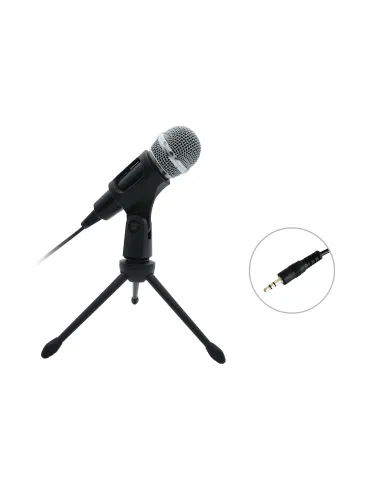 Equip 245341 Negro Micrófono de superficie para mesa