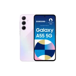 Samsung Galaxy A55 5G 16,8 cm (6.6") SIM doble Android 14 USB Tipo C 8 GB 256 GB 5000 mAh Lila