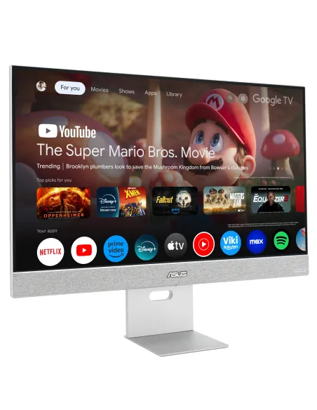 ASUS ZenScreen Smart Monitor MS27UC pantalla para PC 68,6 cm (27") 3840 x 2160 Pixeles 4K Ultra HD LCD Gris