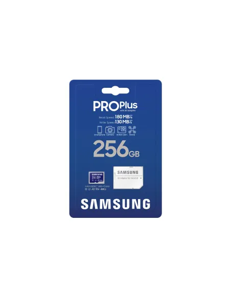 Samsung PRO Plus MB-MD256SA EU memoria flash 256 GB MicroSD UHS-I Clase 3