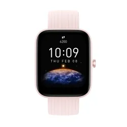 Pulsera reloj deportiva amazfit bip 3 pro pink 1.69pulgadas -  smartwatch