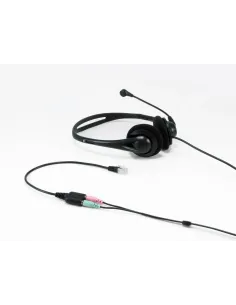 Equip 147944 cable de audio 0,25 m RJ-9 2 x 3.5mm Negro 2