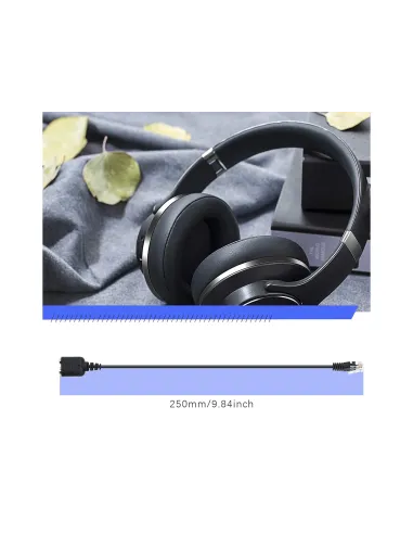 Equip 147944 cable de audio 0,25 m RJ-9 2 x 3.5mm Negro