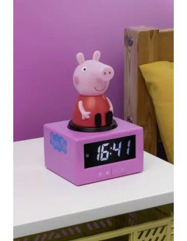 Reloj despertador paladone peppa pig con cable usb