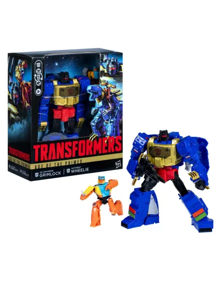 Figura hasbro transformers age of the primes g2 universe grimlock autobot wheelie
