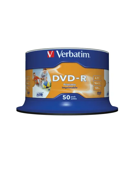 Verbatim 43533 DVD en blanco 4,7 GB DVD-R 50 pieza(s)