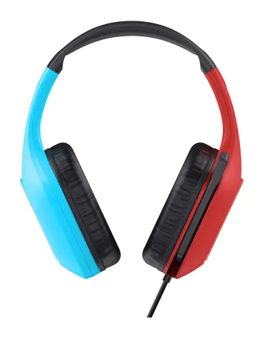 Trust GXT 416S Zirox Auriculares Alámbrico Diadema Juego Negro, Cian, Rojo