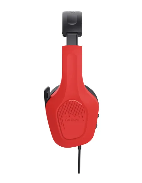 Trust GXT 416S Zirox Auriculares Alámbrico Diadema Juego Negro, Cian, Rojo