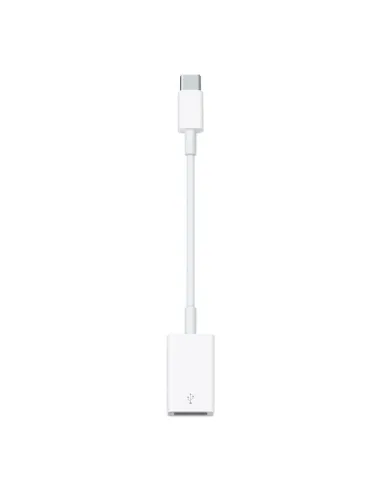 Cable usb tipo c a usb tipo a apple macho - hembra -  blanco