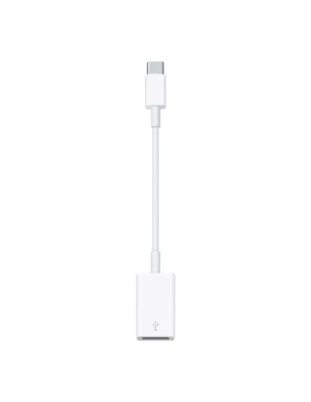 Cable usb tipo c a usb tipo a apple macho - hembra -  blanco