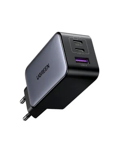 CARGADOR UGREEN USB-A+2*USB-C 65W  GAN FAST