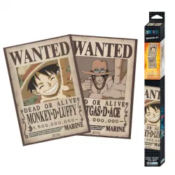 Set de poster abysse one piece wanted luffy & ace