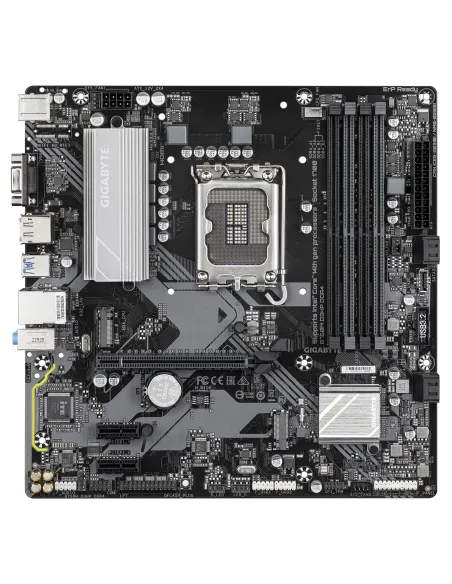 GIGABYTE B760M D3HP DDR4 - Compatible con CPUs Intel Core de 14ª generación, VRM Digital 4+1+1 fases, hasta 5333MHz DDR4 (OC),