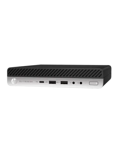 Ordenador reacondicionado mini hp elitedesk 800 g3 - i5 - 6th - 8gb - 256gb m2 - win 10 pro - sin cable trébol - sin vga