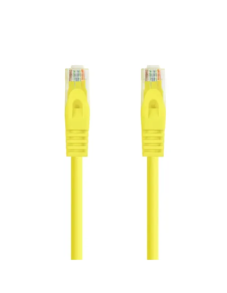 Nanocable Cable de red latiguillo RJ45 LSZH Cat.6A UTP AWG24, Amarillo, 2.0m