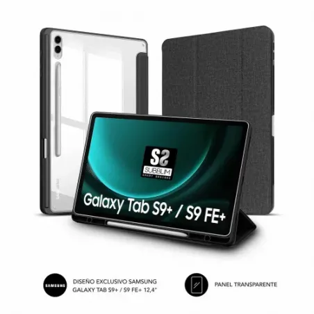 SUBBLIM CLEAR SHOCK CASE SAMSUNG  S9+/S9 FE+ 12,4"