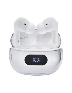 Auriculares bluetooth intenso buds plus tws anc+enc blanco