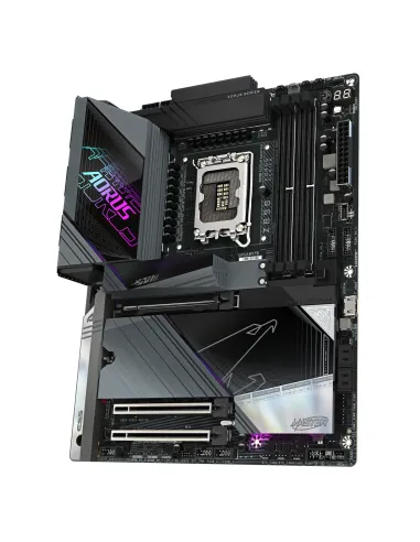 GIGABYTE Placa base Z890 AORUS MASTER - Compatible con CPUs Intel Core Ultra (Serie 2), VRM de 18+1+2 fases, hasta 9500MHz DDR5