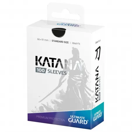 Fundas ultimate guard katana sleeves tamaño estándar negro