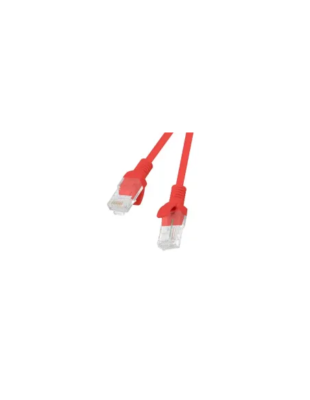Latiguillo lanberg cat.6 utp 0.5m rojo