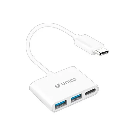 ADAPTADOR UNICO TIPO(C) A 2 USB(A) Y USB TIPO(C)