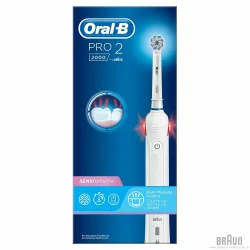 Braun D501.513.2 cepillo eléctrico para dientes Adulto Cepillo dental giratorio Blanco