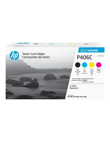 Kit toner hp -  samsung clp - 360 - clp - 365 rainbow (c - m - y - k)