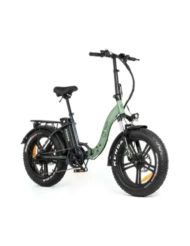 EBIKE  PORTO II - URBAN - FAT 20” X 4  -F.HIDRAULICO - BAT.EXTRAIBLE  - VERDE