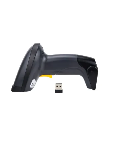 Equip 351024 lector de código de barras Lector de códigos de barras portátil 1D 2D LED Negro