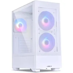 Caja ordenador gaming lian li lancool 205 mesh atx cristal templado blanco