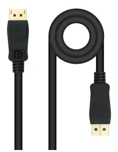 Nanocable Cable DisplayPort 1.4, DP M - DP M, Negro, 1 m