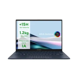 ASUS Zenbook 14 OLED OLED UX3405MA-PP606W - Ordenador Portátil 14" WQXGA+ 120Hz (Intel Core Ultra 7 155H, 16GB RAM, 512GB SSD,