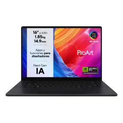 ASUS ProArt P16 OLED H7606WI-ME044W - Ordenador Portátil 16" WQUXGA (AMD Ryzen AI 9 HX 370, 32GB RAM, 100GB SSD, NVIDIA RTX