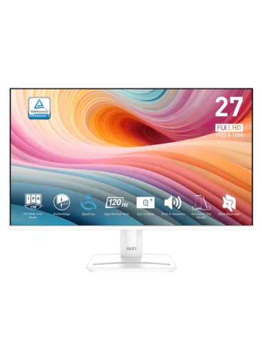 Monitor msi 27pulgadas mp275w e2 ips 120hz vga hdmi mm blanco