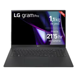 LG Gram Pro 16Z90SP-K.AD75B ordenador portatil Intel Core Ultra 7 155H Portátil 40,6 cm (16") WQXGA+ 32 GB DDR5-SDRAM 512 GB