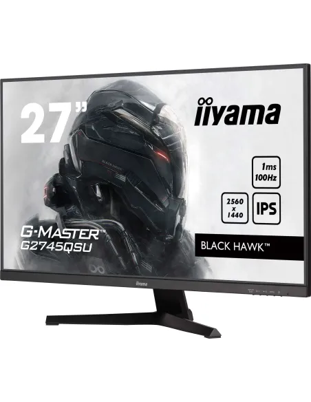 iiyama G-MASTER G2745QSU-B2 pantalla para PC 68,6 cm (27") 2560 x 1440 Pixeles Wide Quad HD LED Negro