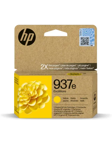 HP Cartucho de Tinta Original EvoMore 937e amarilla