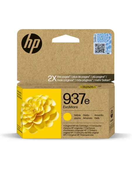 HP Cartucho de Tinta Original EvoMore 937e amarilla
