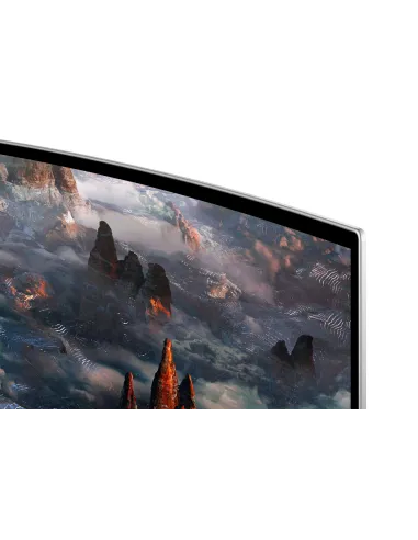 Samsung G93SC pantalla para PC 124,5 cm (49") 5120 x 1440 Pixeles Dual QHD OLED Plata