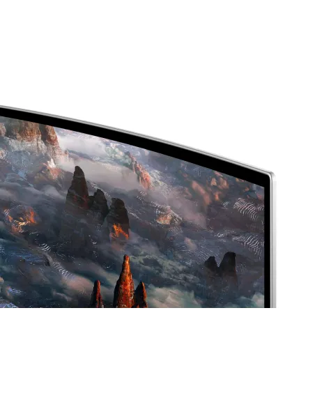 Samsung G93SC pantalla para PC 124,5 cm (49") 5120 x 1440 Pixeles Dual QHD OLED Plata