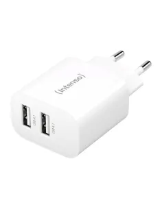 Cargador pared intenso w24aa 2x usb tipo a blanco