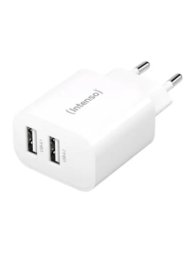 Cargador pared intenso w24aa 2x usb tipo a blanco