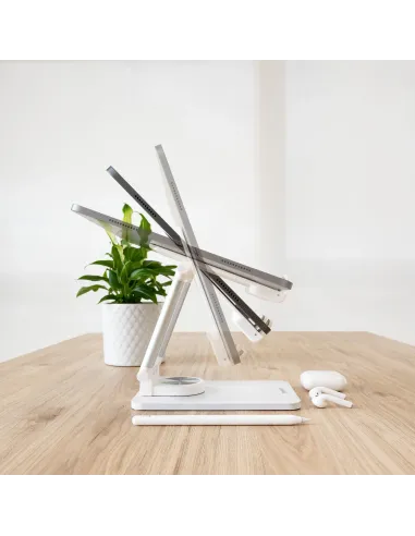 TooQ Soporte de Sobremesa Ajustable para Móvil o Tablet de hasta 12,9”