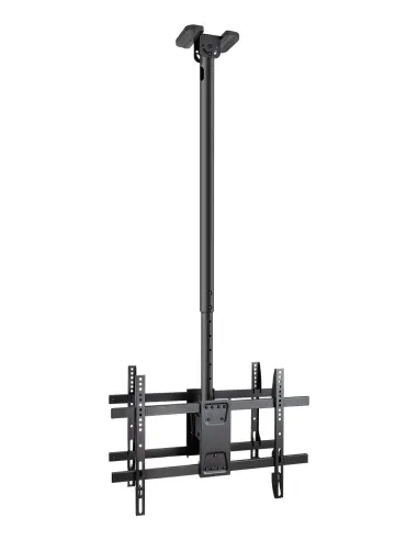 TooQ Soporte de Techo para 2 Pantallas 43"-86", Negro