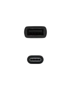 Nanocable USB 2.0, 0.15m cable USB 0,15 m USB C USB A Negro 2