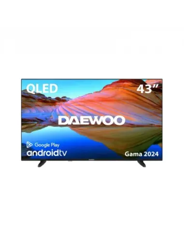 Tv daewoo 43pulgadas qled 4k uhd - 43dm62qa - android tv