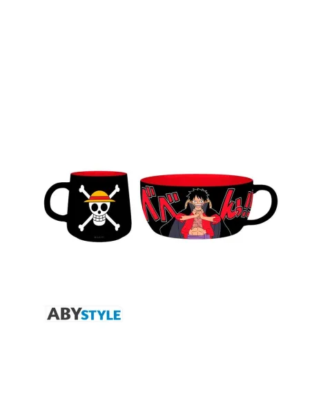 Set taza + bowl abystyle one piece luffy Set taza + bowl abystyle one piece luffy