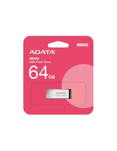 ADATA UR350 unidad flash USB 64 GB USB tipo A 3.2 Gen 1 (3.1 Gen 1) Negro