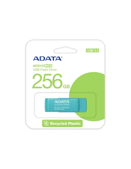 ADATA UC310 ECO unidad flash USB 256 GB USB tipo A 3.2 Gen 1 (3.1 Gen 1) Verde